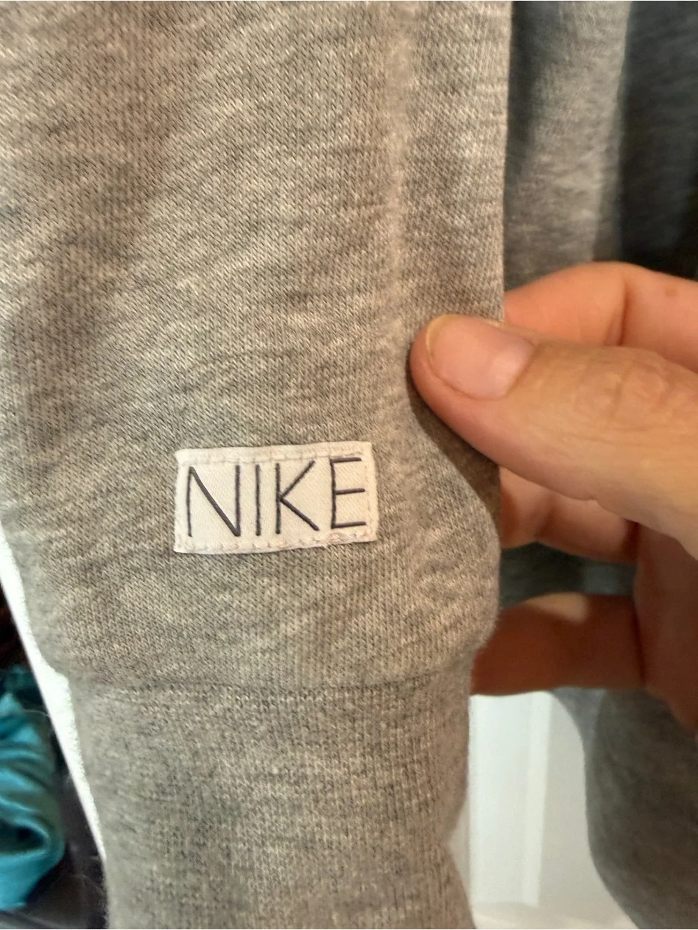 Nike Light Grey Snap-Front Sweatshirt Jacket
